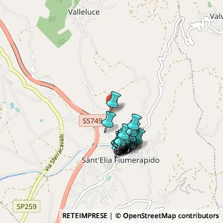 Mappa Via Petrosa, 03049 Sant'Elia Fiumerapido FR, Italia (0.81724)
