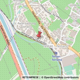 Mappa Andrianer weg, 14, 39018 Terlano, Bolzano (Trentino-Alto Adige)