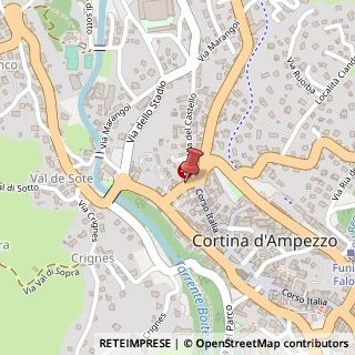 Mappa Via Grohmann, 2, 32043 Cortina d'Ampezzo, Belluno (Veneto)