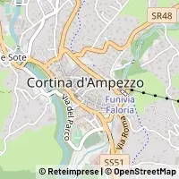 Map Cortina d'Ampezzo