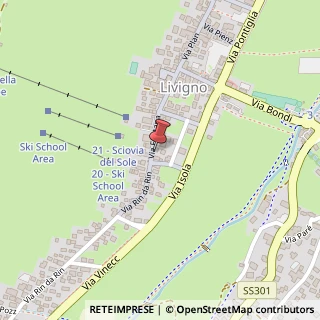 Mappa Via Fontana, 132, 23030 Livigno, Sondrio (Lombardia)
