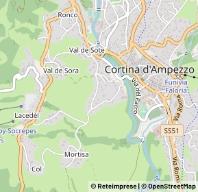 Mappa 32043 Cortina D Ampezzo BL, Italia (0.36154)