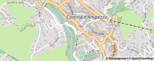 Mappa Cortina d'Ampezzo