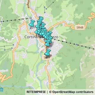 Mappa Via Roma, 32043 Cortina d'Ampezzo BL, Italia (0.5465)