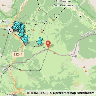 Mappa Località Pralongiá, 39033 Corvara In Badia BZ, Italia (2.8105)