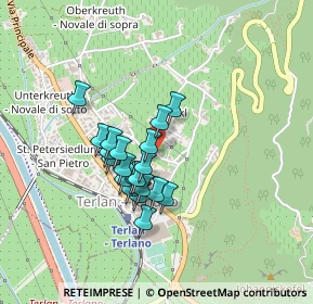 Mappa Via Chiesa, 39018 Terlano BZ, Italia (0.3195)