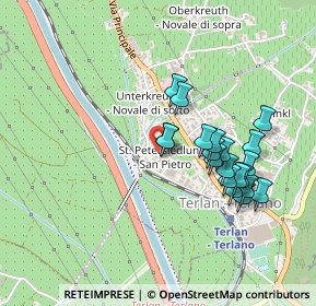 Mappa Via San Pietro, 39018 Terlano BZ, Italia (0.4135)