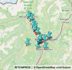 Mappa Via San Pietro, 39018 Terlano BZ, Italia (8.93944)
