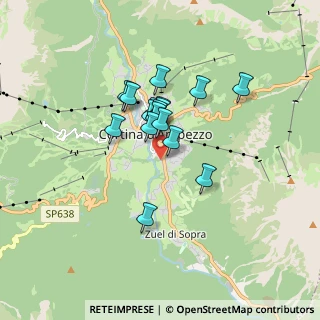 Mappa Via Guide Alpine, 32043 Cortina d'Ampezzo BL, Italia (1.17412)