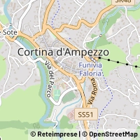 Map Cortina d'Ampezzo