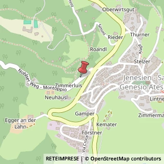 Mappa Via Montoppio, 1, 39050 San Genesio Atesino BZ, Italia, 39050 San Genesio Atesino, Bolzano (Trentino-Alto Adige)