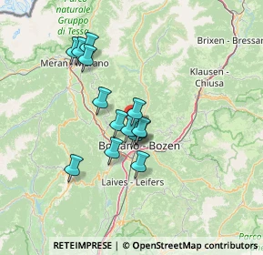 Mappa Via Boten, 39050 San Genesio Atesino BZ, Italia (10.57071)