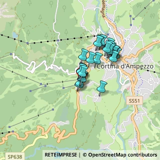 Mappa Località Lacedel, 32043 Cortina d'Ampezzo BL, Italia (0.6088)