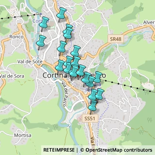 Mappa Via XXIX Maggio, 32043 Cortina d'Ampezzo BL, Italia (0.3425)