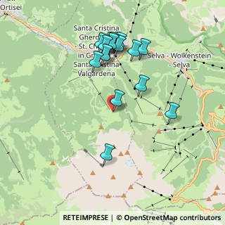 Mappa Strada Sacun, 39047 Santa Cristina Valgardena BZ, Italia (1.87647)