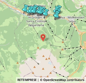 Mappa Strada Sacun, 39047 Santa Cristina Valgardena BZ, Italia (2.425)