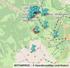 Mappa Strada Sacun, 39047 Santa Cristina Valgardena BZ, Italia (1.87647)