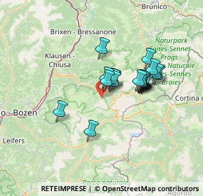 Mappa Strada Sacun, 39047 Santa Cristina Valgardena BZ, Italia (10.3655)