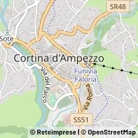 Map Cortina d'Ampezzo