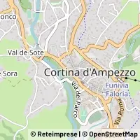 Mapa Cortina d'Ampezzo