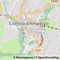 Mapa Cortina d'Ampezzo