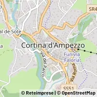 Mapa Cortina d'Ampezzo