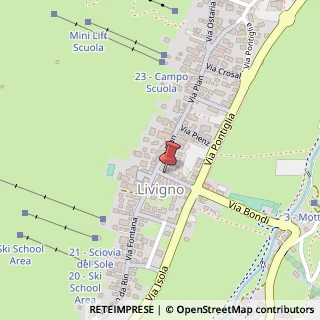 Mappa Via Bondi, N. 32/38, 23030 Livigno, Sondrio (Lombardia)