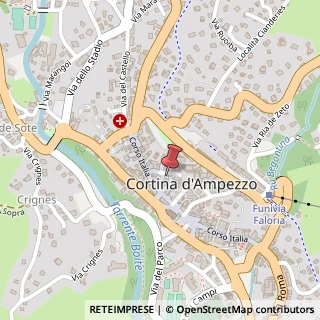 Mappa Largo delle Poste, 14, 32043 Cortina d'Ampezzo BL, Italia, 32043 Cortina d'Ampezzo, Belluno (Veneto)