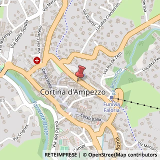 Mappa Via Guglielmo Marconi, 22, 32043 Cortina d'Ampezzo, Belluno (Veneto)