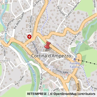 Mappa Largo delle Poste, 27, 32043 Cortina d'Ampezzo, Belluno (Veneto)