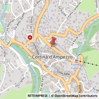 Mappa Via Guglielmo Marconi, 12/b, 32043 Cortina d'Ampezzo, Belluno (Veneto)