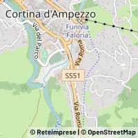 Mapa Cortina d'Ampezzo
