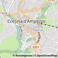 Mapa Cortina d'Ampezzo