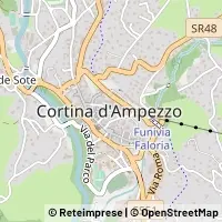 Mapa Cortina d'Ampezzo