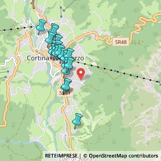 Mappa Via Rinaldo Menardi, 32043 Cortina d'Ampezzo BL, Italia (0.875)