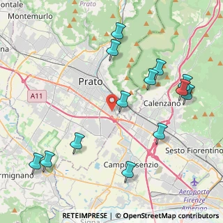 Mappa Via Traversari 21 Prato, 59100 Prato PO, Italia (4.94385)