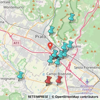 Mappa Via Traversari 21 Prato, 59100 Prato PO, Italia (3.842)