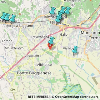 Mappa Via Carpinocchio, 51010 Massa e Cozzile PT, Italia (2.93917)