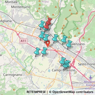Mappa Via Augusto Righi, 59100 Prato PO, Italia (3.10643)