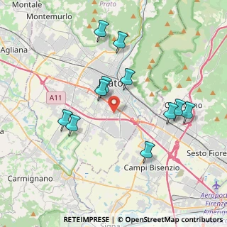 Mappa Via Augusto Righi, 59100 Prato PO, Italia (3.86273)
