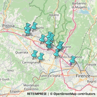 Mappa Via Augusto Righi, 59100 Prato PO, Italia (5.5)