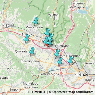 Mappa Via Augusto Righi, 59100 Prato PO, Italia (5.17364)