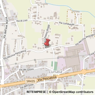 Mappa Via di Chiasso Roggi, 18, 55012 Capannori, Lucca (Toscana)