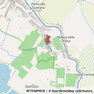 Mappa Via Baccheretana, 76, 51039 Quarrata, Pistoia (Toscana)