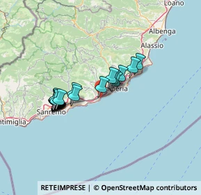 Mappa Marina di San Lorenzo, 18017 San Lorenzo al Mare IM, Italia (11.708)