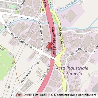 Mappa Via Francesco Petrarca, 2, 50041 Calenzano, Firenze (Toscana)