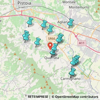 Mappa Via Bologna, 51039 Quarrata PT, Italia (3.73)