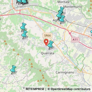 Mappa Via Bologna, 51039 Quarrata PT, Italia (7.49111)