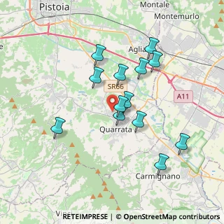 Mappa Via Bologna, 51039 Quarrata PT, Italia (3.33385)