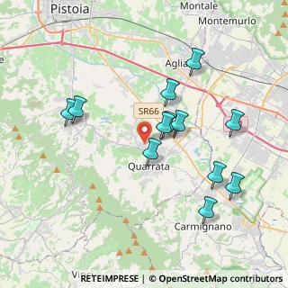 Mappa Via Bologna, 51039 Quarrata PT, Italia (3.77167)